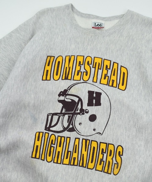 VINTAGE（ヴィンテージ）の「【USED】90’s Lee “HOMESTEAD HIGHLANDERS” リバースタイプ スウェット USA製（スウェット・メンズ・グレー・X-LARGE）」の12枚目の写真