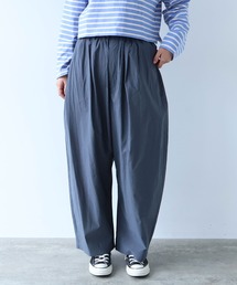 bulle de savon | コットン/キュプラ 高密度ブロード パンツ(その他パンツ)
