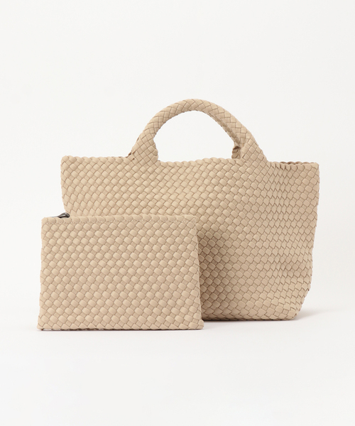 IENA（イエナ）の「NAGHEDI/ナゲディ St Barths Medium tote トートバッグ SN03013LD（トートバッグ・レディース・アイボリー/ブラック・FREE）」の8枚目の写真