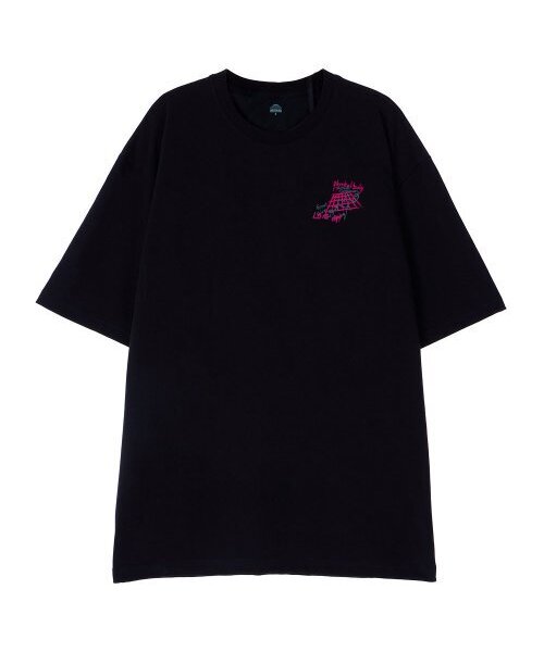 ASTRAL PROJECTION（アストラルプロジェクション）の「[オーバーサイズ]グラフィティ13番手綿ラウンドネック半袖Tシャツ_ブラック（Tシャツ/カットソー・メンズ・その他・X-LARGE/LARGE/MEDIUM）」の2枚目の写真