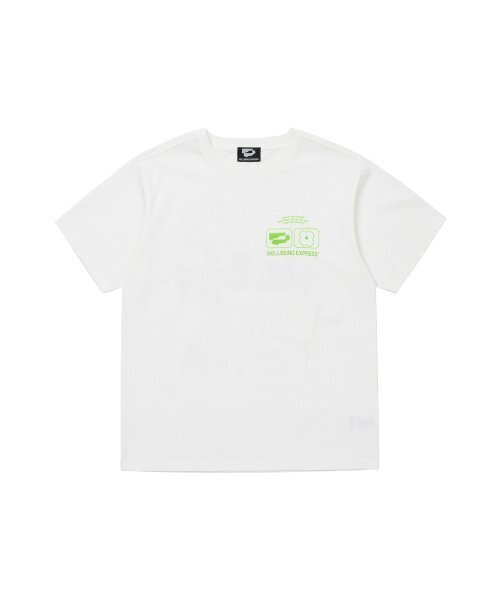 WELLBEING EXPRESS(ウェルビーイングエクスプレス)の「Layered Logo Half Sleeve White(Tシャツ/カットソー・レディース・その他・MEDIUM/LARGE)」の2枚目の写真