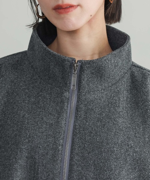 n'OrLABEL(ノアールレーベル)の「『ドルマンスリーブコート』(その他アウター・レディース・チャコールグレー/ブラック・FREE)」の9枚目の写真