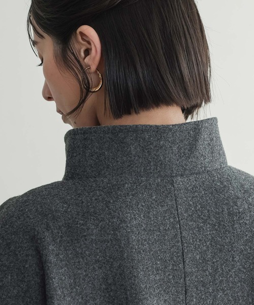 n'OrLABEL(ノアールレーベル)の「『ドルマンスリーブコート』(その他アウター・レディース・チャコールグレー/ブラック・FREE)」の10枚目の写真
