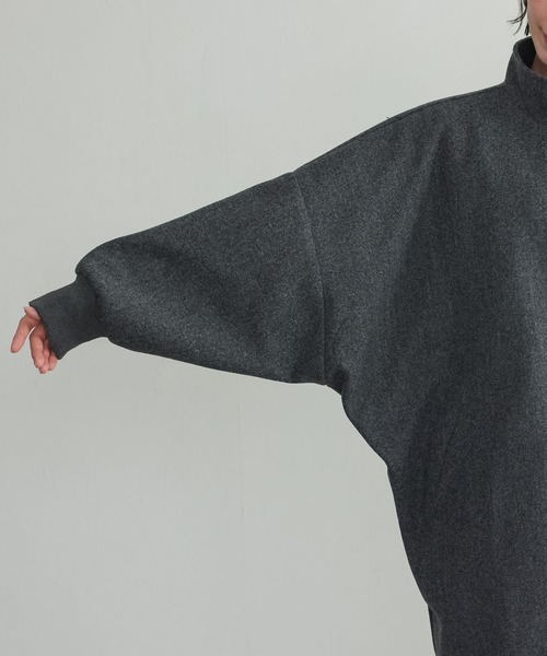 n'OrLABEL(ノアールレーベル)の「『ドルマンスリーブコート』(その他アウター・レディース・チャコールグレー/ブラック・FREE)」の11枚目の写真