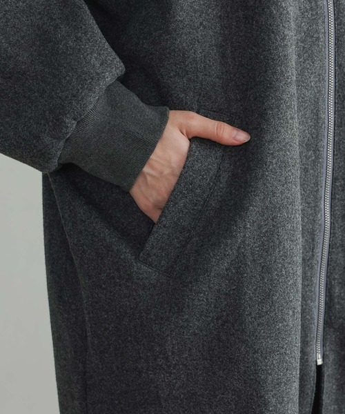 n'OrLABEL(ノアールレーベル)の「『ドルマンスリーブコート』(その他アウター・レディース・チャコールグレー/ブラック・FREE)」の12枚目の写真