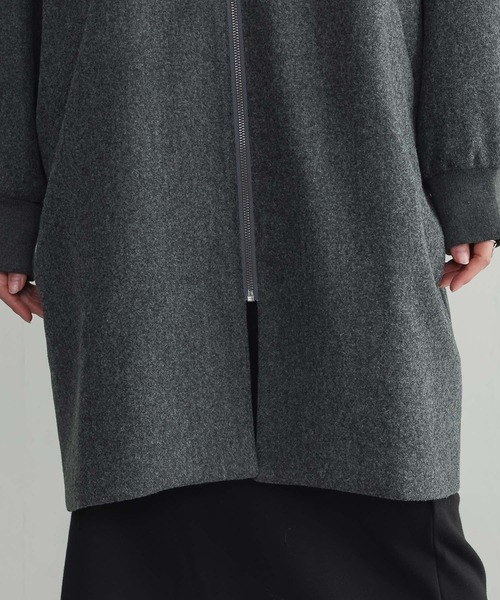 n'OrLABEL(ノアールレーベル)の「『ドルマンスリーブコート』(その他アウター・レディース・チャコールグレー/ブラック・FREE)」の13枚目の写真