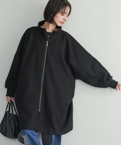 n'OrLABEL(ノアールレーベル)の「『ドルマンスリーブコート』(その他アウター・レディース・チャコールグレー/ブラック・FREE)」の17枚目の写真