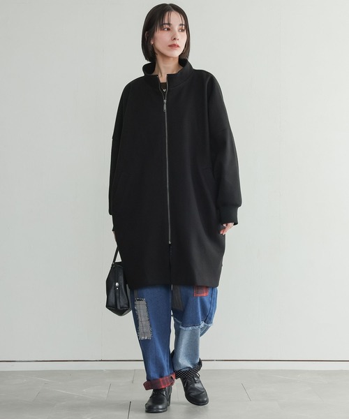 n'OrLABEL(ノアールレーベル)の「『ドルマンスリーブコート』(その他アウター・レディース・チャコールグレー/ブラック・FREE)」の18枚目の写真