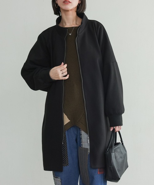 n'OrLABEL(ノアールレーベル)の「『ドルマンスリーブコート』(その他アウター・レディース・チャコールグレー/ブラック・FREE)」の16枚目の写真