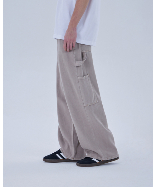DYSFUNCT(ディスファンクト)の「KEY RING COTTON PANTS(MOCHA)(デニムパンツ・メンズ・その他・MEDIUM/LARGE/X-SMALL/X-LARGE)」の1枚目の写真