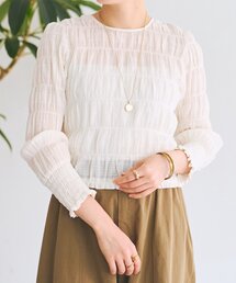 BEARDSLEY | コットンシャーリングブラウス(シャツ/ブラウス)