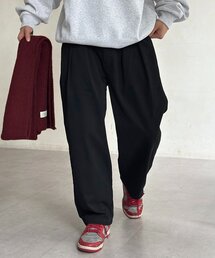 CPCM | ピグメントツイルワイドタックパンツ(その他パンツ)