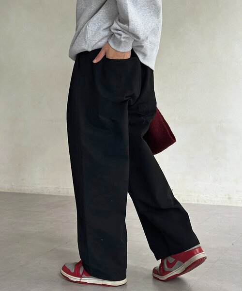 CPCM（シーピーシーエム）の「ピグメントツイルワイドタックパンツ（その他パンツ・メンズ・ブラウン/ブラック/グレー・MEDIUM/LARGE）」の7枚目の写真