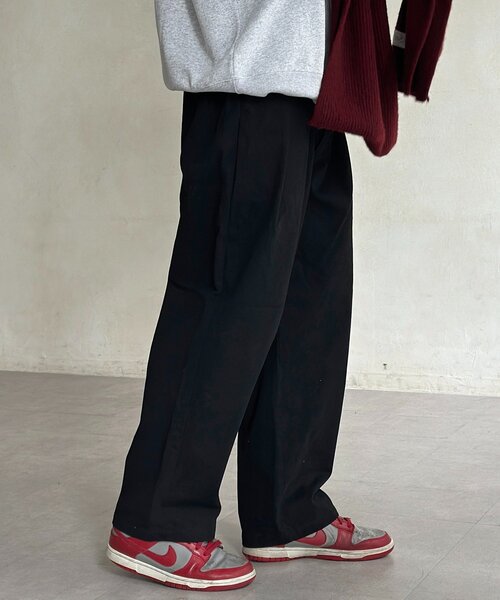 CPCM（シーピーシーエム）の「ピグメントツイルワイドタックパンツ（その他パンツ・メンズ・ブラウン/ブラック/グレー・MEDIUM/LARGE）」の9枚目の写真