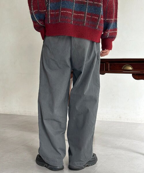 CPCM（シーピーシーエム）の「ピグメントツイルワイドタックパンツ（その他パンツ・メンズ・ブラウン/ブラック/グレー・MEDIUM/LARGE）」の13枚目の写真