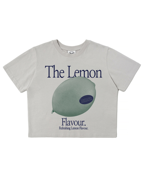 MATCHGLOBE(マッチグローブ)の「レモンフレーバークロップTシャツ(ベージュ)(Tシャツ/カットソー・レディース・その他・FREE)」の6枚目の写真