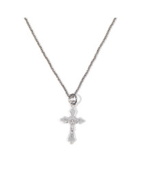JOEGUSH（ジョーガッシュ）の「Mini Rosario Necklace (Light Grey)（ネックレス）」