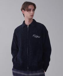 BROWNY | BROWNY/ベロアモールワンポイントZIPカーディガン(カーディガン/ボレロ)