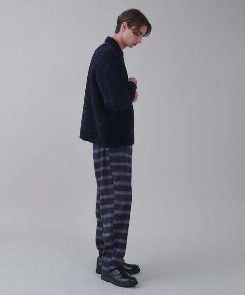 BROWNY(ブラウニー)の「BROWNY/ベロアモールワンポイントZIPカーディガン(カーディガン/ボレロ・メンズ・ネイビー/ブラック・MEDIUM/LARGE)」の18枚目の写真