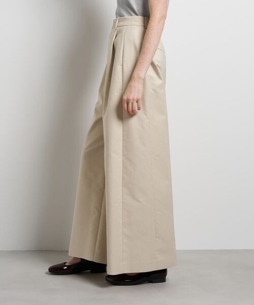 LANVIN en Bleu(ランバンオンブルー)の「コットンギャバワイドパンツ(その他パンツ・レディース・ブラック/ベージュ・36/38)」の7枚目の写真