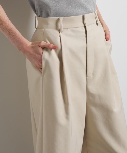 LANVIN en Bleu(ランバンオンブルー)の「コットンギャバワイドパンツ(その他パンツ・レディース・ブラック/ベージュ・36/38)」の9枚目の写真