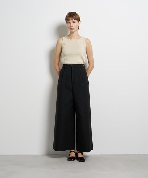 LANVIN en Bleu(ランバンオンブルー)の「コットンギャバワイドパンツ(その他パンツ・レディース・ブラック/ベージュ・36/38)」の11枚目の写真