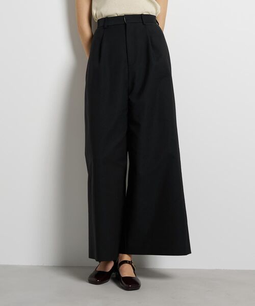 LANVIN en Bleu(ランバンオンブルー)の「コットンギャバワイドパンツ(その他パンツ・レディース・ブラック/ベージュ・36/38)」の14枚目の写真