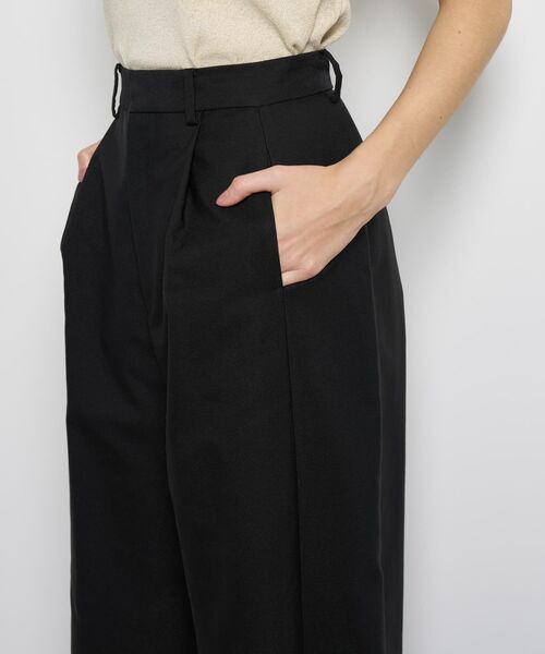 LANVIN en Bleu(ランバンオンブルー)の「コットンギャバワイドパンツ(その他パンツ・レディース・ブラック/ベージュ・36/38)」の17枚目の写真