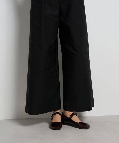 LANVIN en Bleu(ランバンオンブルー)の「コットンギャバワイドパンツ(その他パンツ・レディース・ブラック/ベージュ・36/38)」の18枚目の写真