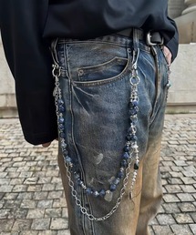 WESTBOY（ウエストボーイ）の「ビーズ ビジュー カラビナ ウォレットチェーン WO25W9AC10（ウォレットチェーン）」