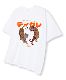 トゥタイガー オーバーサイズ 半袖Tシャツ ホワイト