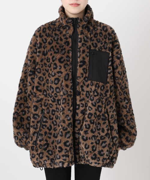 JOURNAL STANDARD L'ESSAGE ブルゾン　豹柄　レオパード セール】レオパード/ムジ ブルゾン（ブルゾン）｜JOURNAL STANDARD