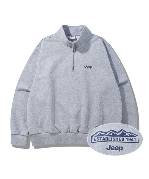 JEEP(ジープ)の「【360g】M-Logo反集業マンツーマン(JQ5TSU838MG)(スウェット・レディース・その他・2XL/LARGE/MEDIUM/SMALL/X-LARGE)」の1枚目の写真