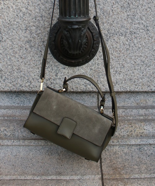 Scrap Book（スクラップブック）の「【LORISTELLA】別注　フラップショルダー（ショルダーバッグ・レディース・グリーン/ベージュ・FREE）」の9枚目の写真