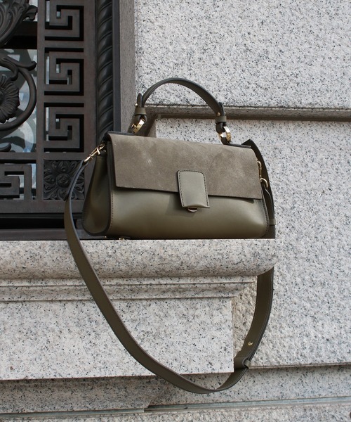 Scrap Book（スクラップブック）の「【LORISTELLA】別注　フラップショルダー（ショルダーバッグ・レディース・グリーン/ベージュ・FREE）」の10枚目の写真