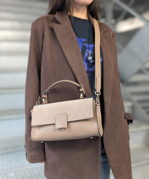 Scrap Book（スクラップブック）の「【LORISTELLA】別注　フラップショルダー（ショルダーバッグ・レディース・グリーン/ベージュ・FREE）」の16枚目の写真