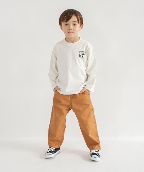 BRANSHES（ブランシェス）の「【26SS新作/ゆったり/きれいめ】ペインターパンツ（その他パンツ・キッズ・ブラック/グレー/キャメル/ネイビー・80/90/110/120/140/100/130/150）」の20枚目の写真