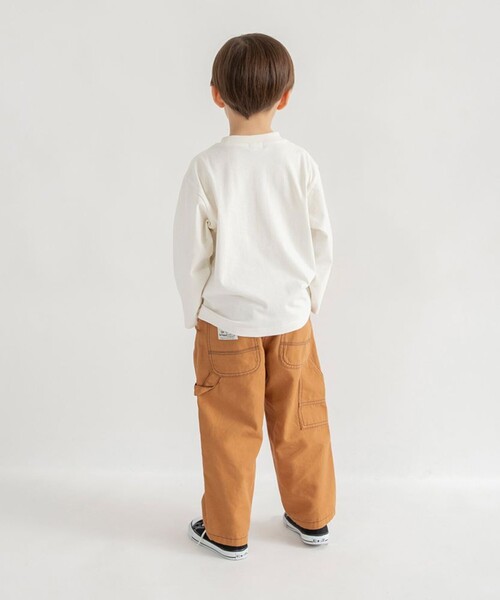 BRANSHES（ブランシェス）の「【26SS新作/ゆったり/きれいめ】ペインターパンツ（その他パンツ・キッズ・ブラック/グレー/キャメル/ネイビー・80/90/110/120/140/100/130/150）」の18枚目の写真