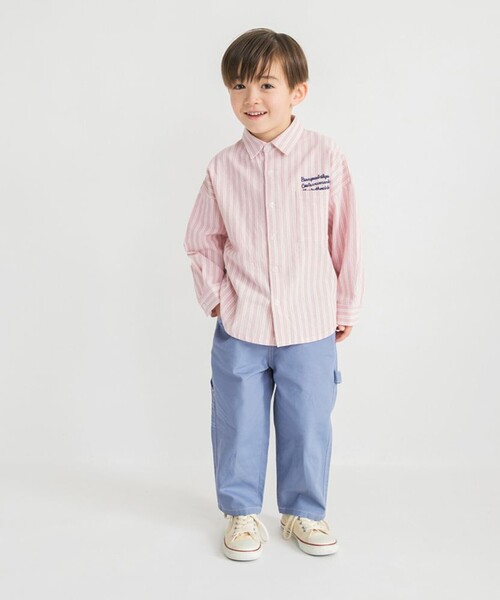 BRANSHES（ブランシェス）の「【26SS新作/ゆったり/きれいめ】ペインターパンツ（その他パンツ・キッズ・ブラック/グレー/キャメル/ネイビー・80/90/110/120/140/100/130/150）」の16枚目の写真