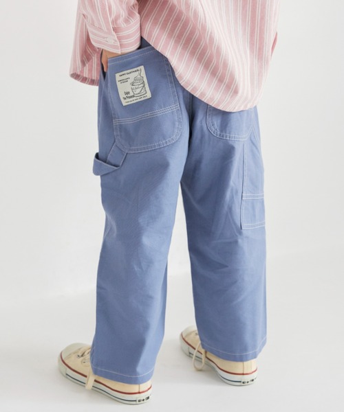 BRANSHES（ブランシェス）の「【26SS新作/ゆったり/きれいめ】ペインターパンツ（その他パンツ・キッズ・ブラック/グレー/キャメル/ネイビー・80/90/110/120/140/100/130/150）」の3枚目の写真