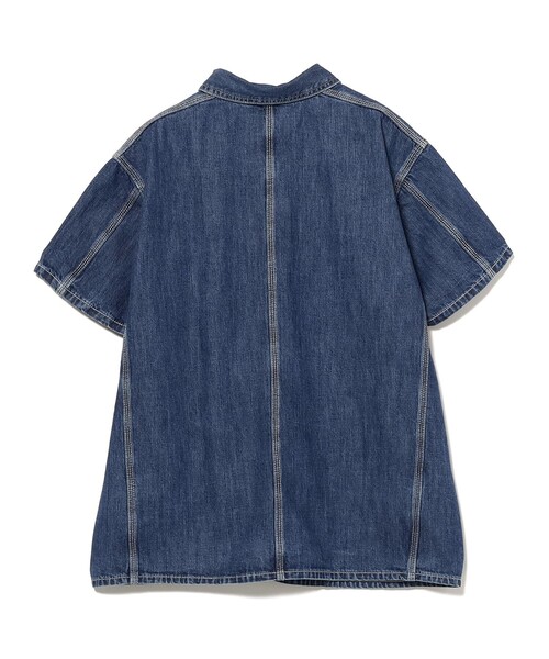 BEAMS BOY（ビームスボーイ）の「デニム カバーオール ショートスリーブ（カバーオール・レディース・ブルー/インディゴブルー・1/2）」の18枚目の写真