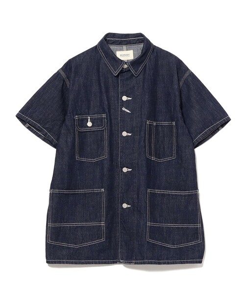 BEAMS BOY（ビームスボーイ）の「デニム カバーオール ショートスリーブ（カバーオール・レディース・ブルー/インディゴブルー・1/2）」の20枚目の写真