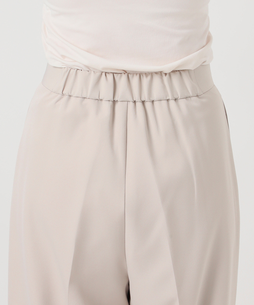 B.C STOCK(ベーセーストック)の「手洗い可 / ワイドストレートセンタープレスパンツ(スラックス・レディース・ネイビー/ベージュ・MEDIUM/SMALL)」の12枚目の写真