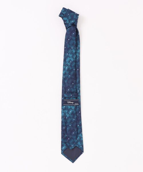 Disney（ディズニー）の「【ディズニー】シルク ドット柄 ネクタイ 8.0cm幅（ネクタイ・メンズ・ブルー/ライトグレー・FREE）」の3枚目の写真