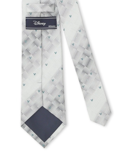 Disney（ディズニー）の「【ディズニー】シルク ドット柄 ネクタイ 8.0cm幅（ネクタイ・メンズ・ブルー/ライトグレー・FREE）」の9枚目の写真