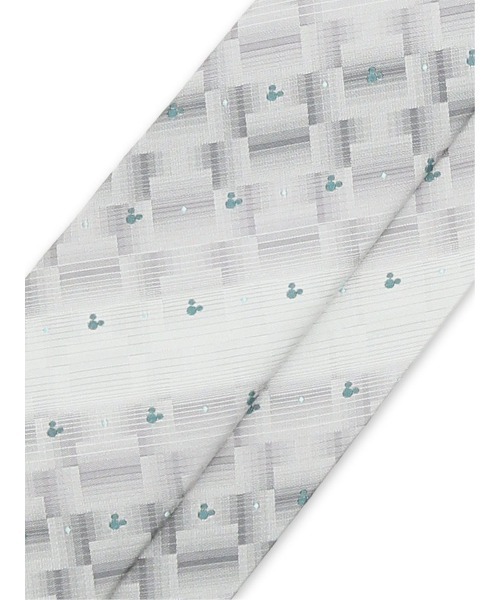 Disney（ディズニー）の「【ディズニー】シルク ドット柄 ネクタイ 8.0cm幅（ネクタイ・メンズ・ブルー/ライトグレー・FREE）」の10枚目の写真