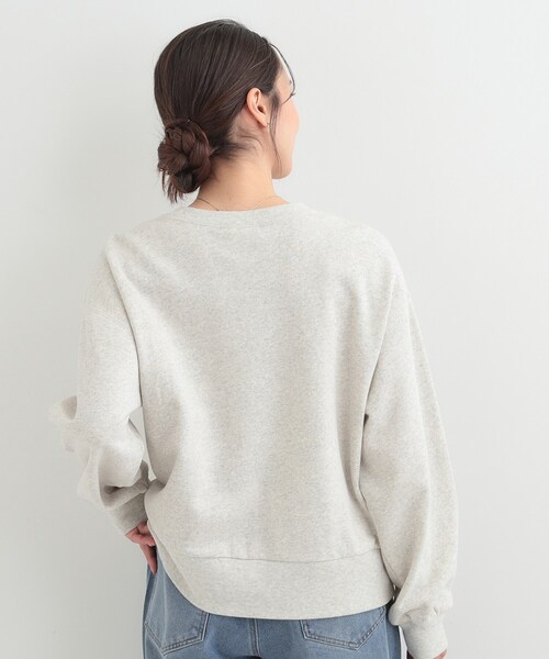 SHOO・LA・RUE（シューラルー）の「【綿100%/洗濯機可/S-LL】プリントアソート裏毛スウェット（スウェット・レディース・ベージュ系その他6/ライトグレー系/ブルー系3/チャコールグレー・01/02/03/04）」の6枚目の写真