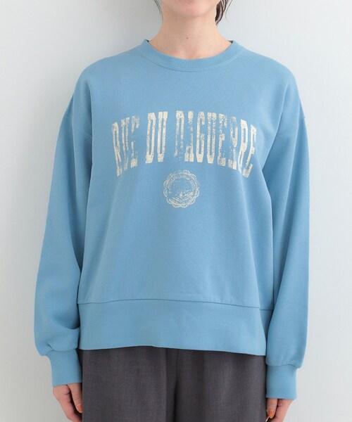 SHOO・LA・RUE（シューラルー）の「【綿100%/洗濯機可/S-LL】プリントアソート裏毛スウェット（スウェット・レディース・ベージュ系その他6/ライトグレー系/ブルー系3/チャコールグレー・01/02/03/04）」の21枚目の写真