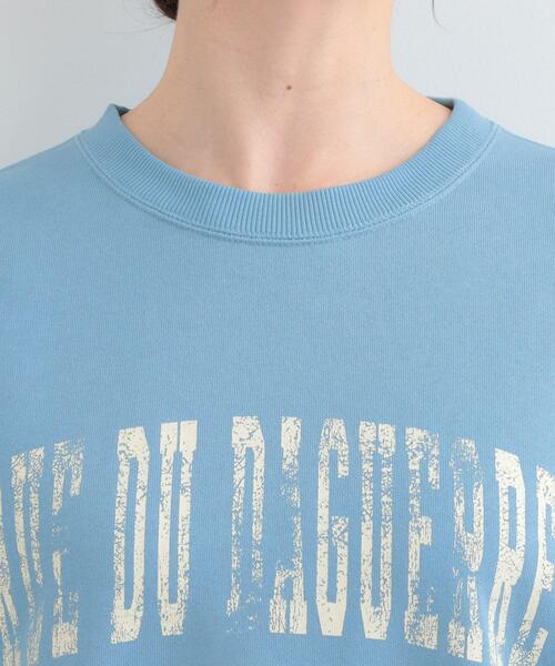 SHOO・LA・RUE(シューラルー)の「【綿100%/洗濯機可/S-LL】選べる4柄 プリントアソートスウェット(スウェット・レディース・ベージュ系その他6/ライトグレー系/ブルー系3/チャコールグレー・01/02/03/04)」の8枚目の写真