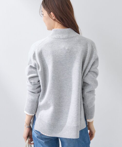 INDIVI(インディヴィ)の「【カシミヤ混】ミドルゲージ ハイネックニット(ニット/セーター・レディース・ブラウン系その他/レッド系/ブラック系2/ライトグレー系8/ブルー系その他・38/05/13/15 /19)」の20枚目の写真